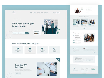Job Finder Landing page