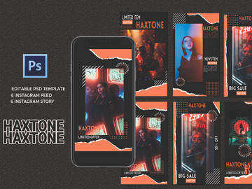 Haxtone - Instagram Template