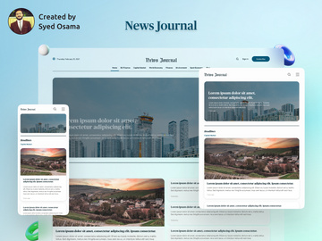 News Website Landing Page