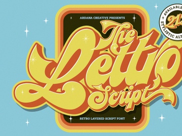 Lettro | Retro Layered Script