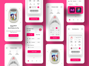 Flight Booking Ticket App Design