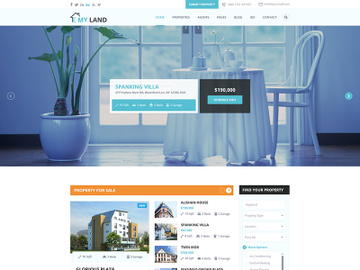 Real Estate Sale And Rental PSD Template