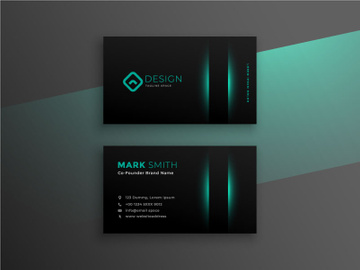 Unique & Modern Business Card Design