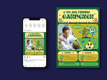 We Are Finding Gardener Flyer