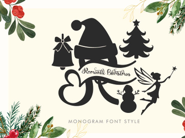 Romantic Christmas Monogram