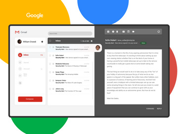 Gmail Desktop Concept