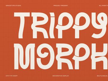 Trippy Morph | Decorative Font