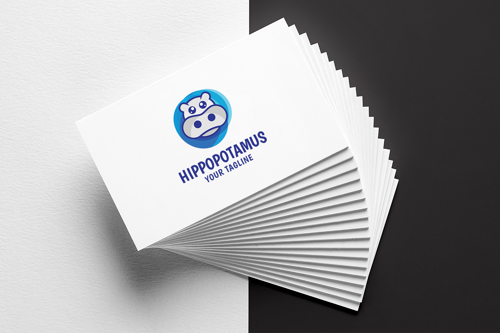 unique hippos - Logo-Vorlage