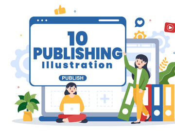 10 Digital Publishing Content Illustration