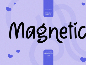 Magnetic - Handwritten Font