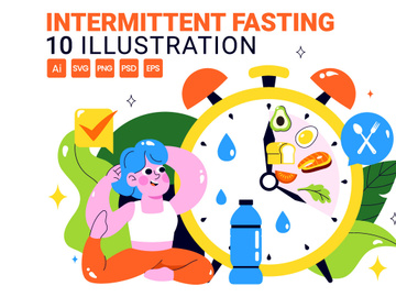 10 Intermittent Fasting Illustration
