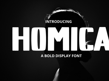 Homica - A Bold Display Font