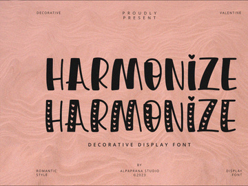 Harmonize - Display Font