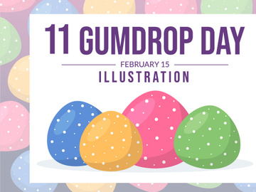 11 National Gumdrop Day Illustration