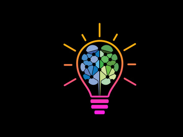 Modern and simple logo design for a brain, Brain logo icon sign symbol.