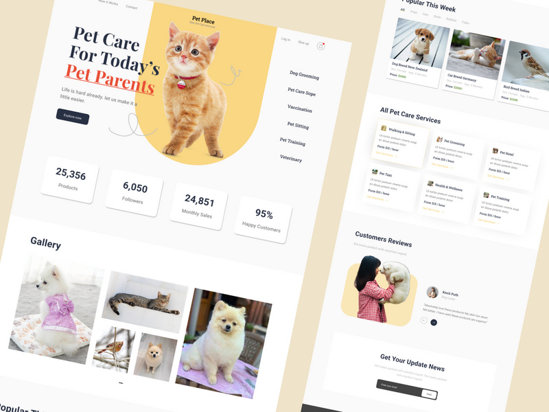 Pet Sitter Pampered Pets Web Pet Groomers Pampered Pups Dog