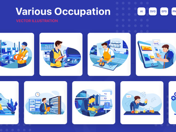 M155_Professions Illustrations