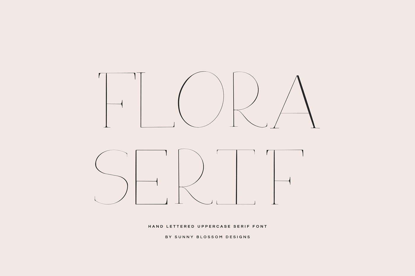 Flora Serif 免费字体(Flora Serif Free Font)插图