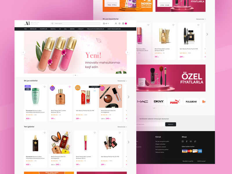 UI/UX E-commerce Shopping Web Design by Ulvin Omarov ~ EpicPxls