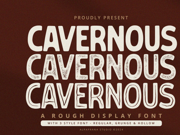Cavernous - Rough Display