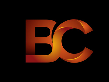 Initial Monogram Letter B C Logo Design Vector. Graphic Alphabet Symbol For Corporate Business