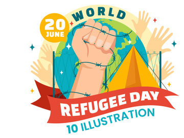 10 World Refugee Day Illustration