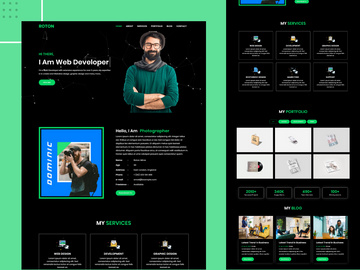Personal Portfolio HTML Website Template