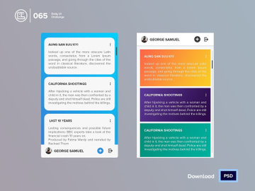 Notes Widget | Daily UI challenge - 065/100