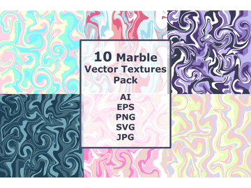 Marbled texture vector designs pack