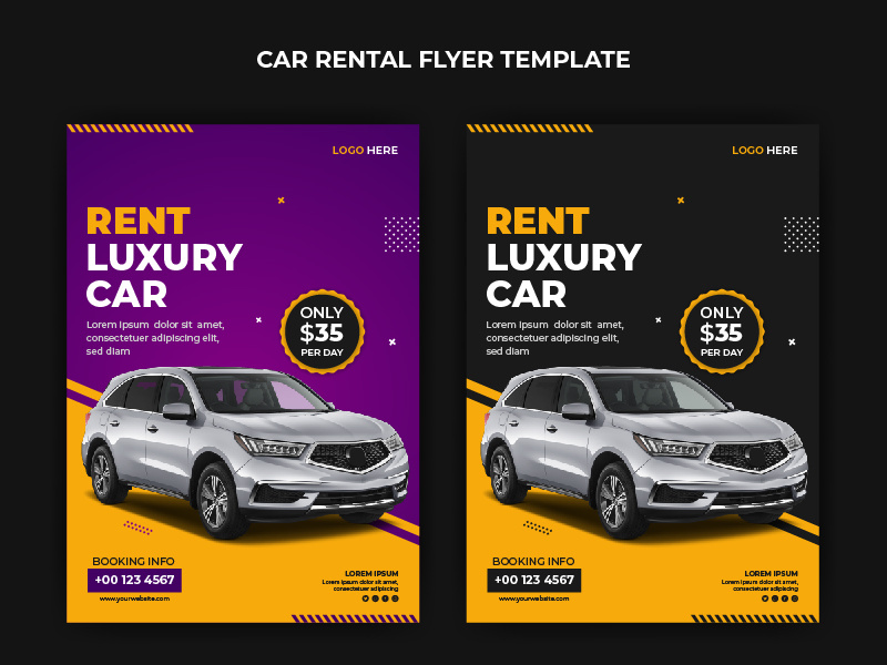 Rent Car Flyer Template By Shakilazuleka Epicpxls