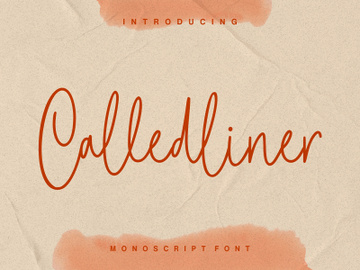 Calledliner - Monoscript Font
