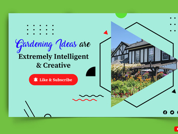 Home Garden Youtube Thumbnails