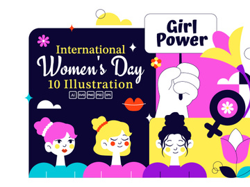 10 International Women's Day Illustration
