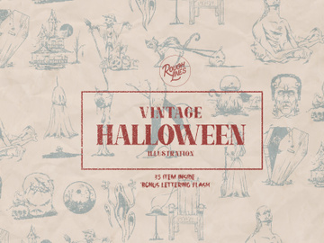 Vintage Halloween Illustration