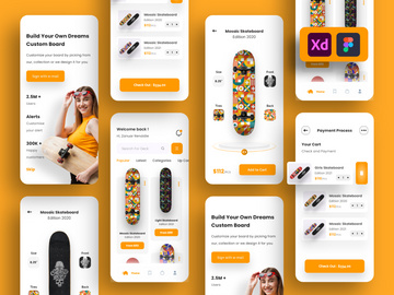 Skateboard Store App Design