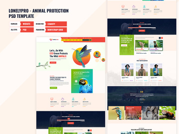 Charity PSD Template