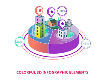 Colorful 3d Elements