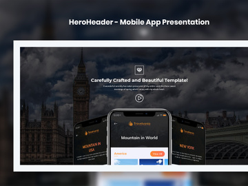 HeroHeader for Rent and Sale Websites