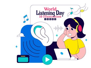 10 World Listening Day Illustration