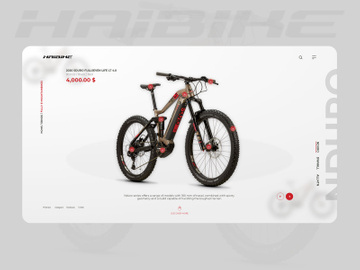 E-Bike Website Concept