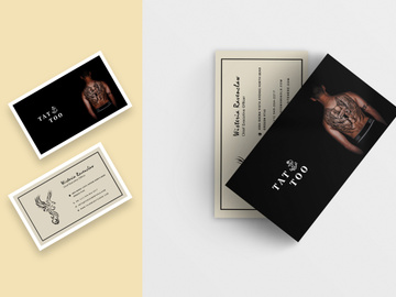 Tattoo Shop Business Card Template