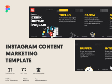 Instagram Content Marketing Template