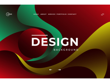 3D Modern Background Red