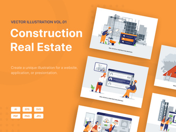 Construction & Real Estate Illustration_Vol 01