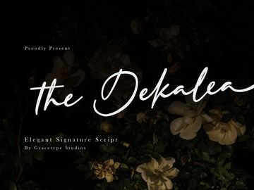 Dekalea | Elegant Signature Script