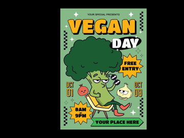 Vegan Day Flyer