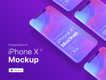 iPhone XS app mobile showcase Mock-Up