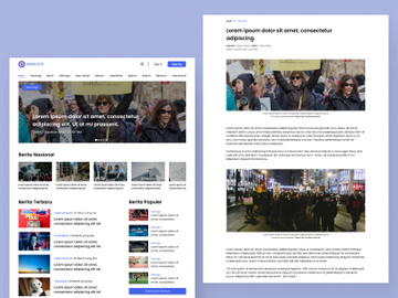 Landing Page News Site