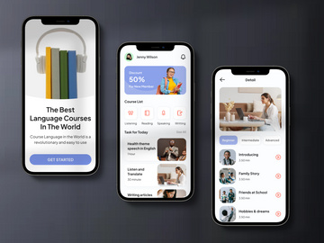 Language Course Mobile App