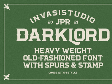 Darklord Family - Display Font